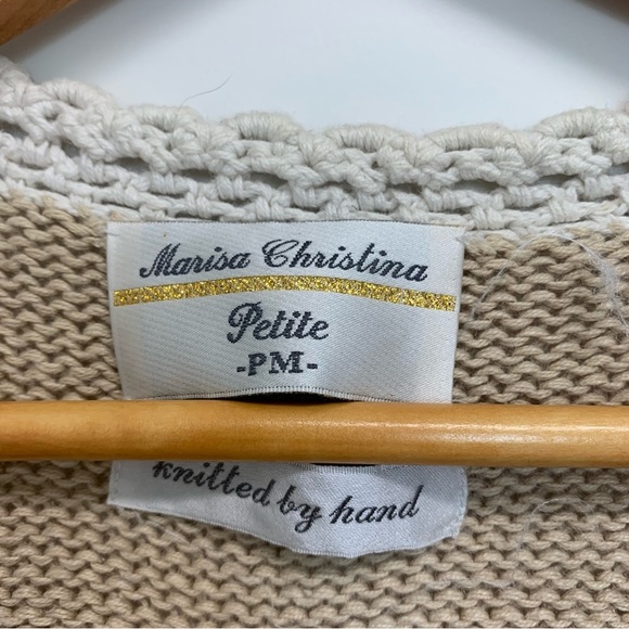 Vintage Marisa Christina Floral Embroidered Cardigan Sweater - Picture 4 of 8